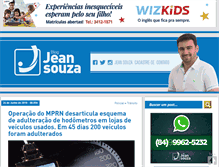 Tablet Screenshot of jeansouza.com.br